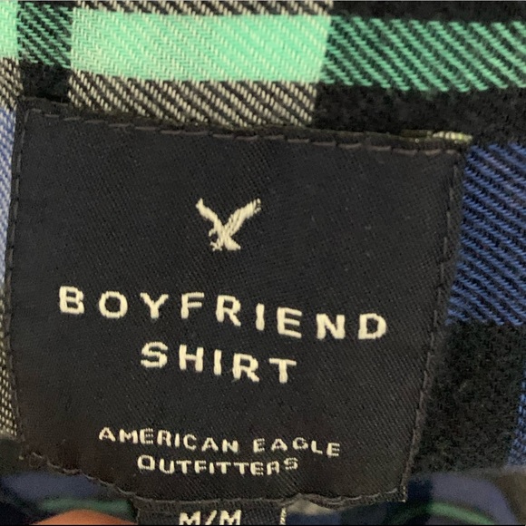 AMERICAN EAGLE FLANNEL. BOYFRIEND STYLE - Picture 3 of 7